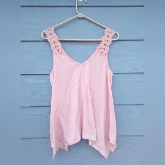 Women's Take Me to the Weekend Peach Tank Top Size Medium M Barbiecore Barbie - Picture 3 of 4